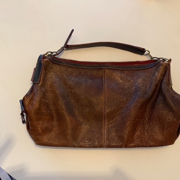 Brown Leather Shoulder Bag - Picture 6 of 6